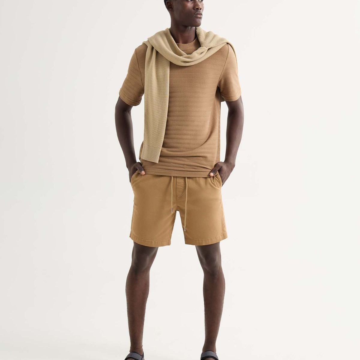 SEVEN SEVEN - Camiseta De Hombre  Color Camel Marca Seven Seven #45092680