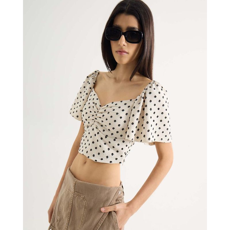 SEVEN SEVEN - Blusa Para Mujer Manga Corta Color Beige Marca Seven Seven #28124025