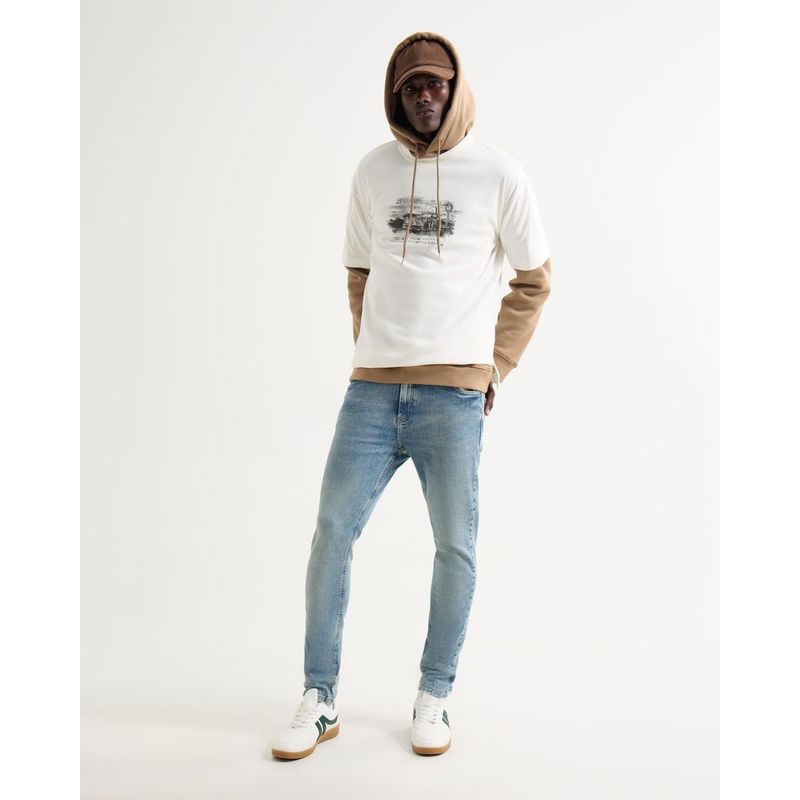 SEVEN SEVEN - Buzo Para Hombre Hoodie Color Taupe Marca Seven Seven #45060699