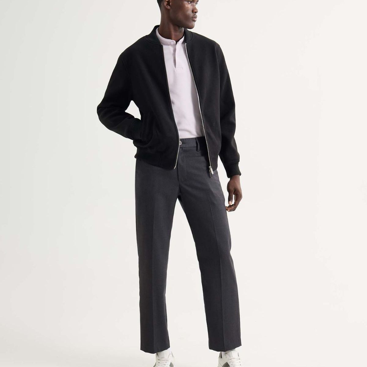 SEVEN SEVEN - Chaqueta Para Hombre Bomber Color Negro Marca Seven Seven #45080476