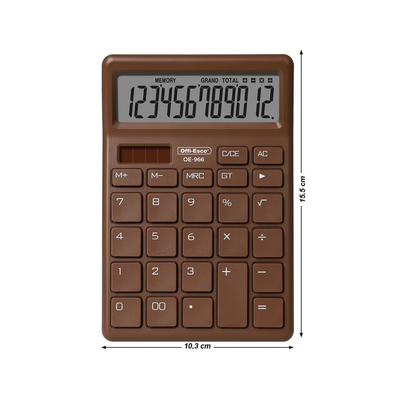 OFFI ESCO - Calculadora 12 Digitos Oe-966 Offi-Esco