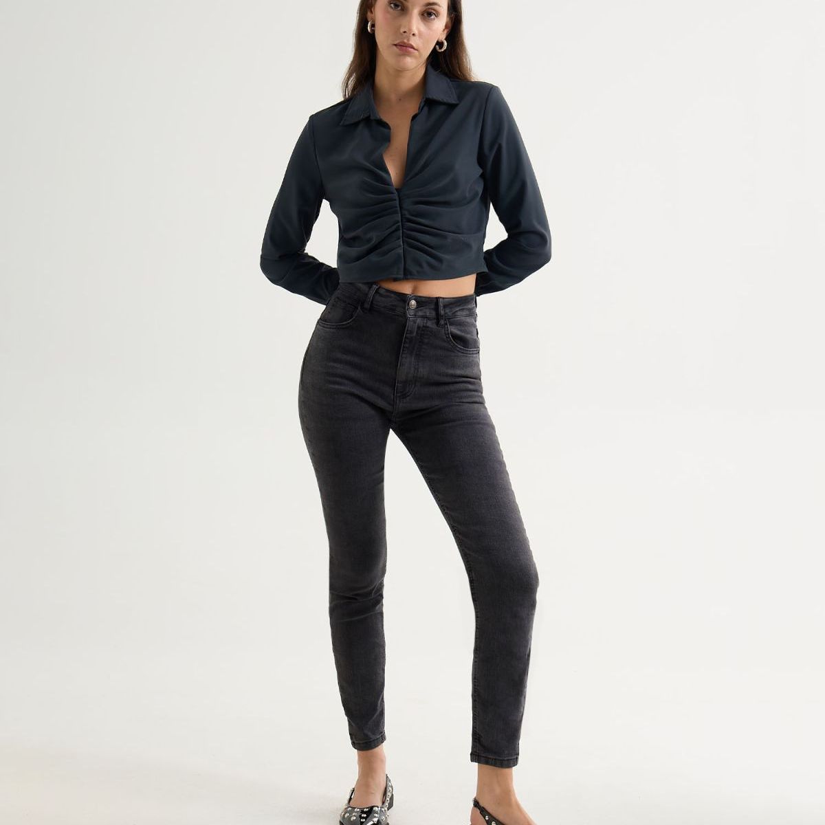 SEVEN SEVEN - Jean Para Mujer Skinny Color Negro Marca Seven Seven #28160925