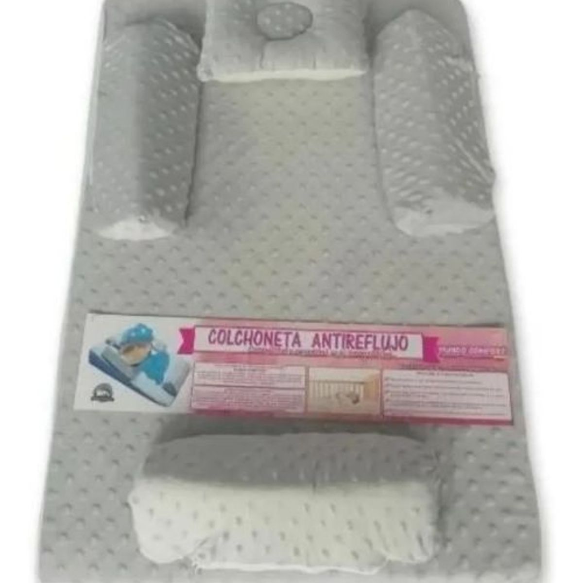 GENERICO - Colchoneta Antirreflujo De Bebe Antialérgica 50x75x14