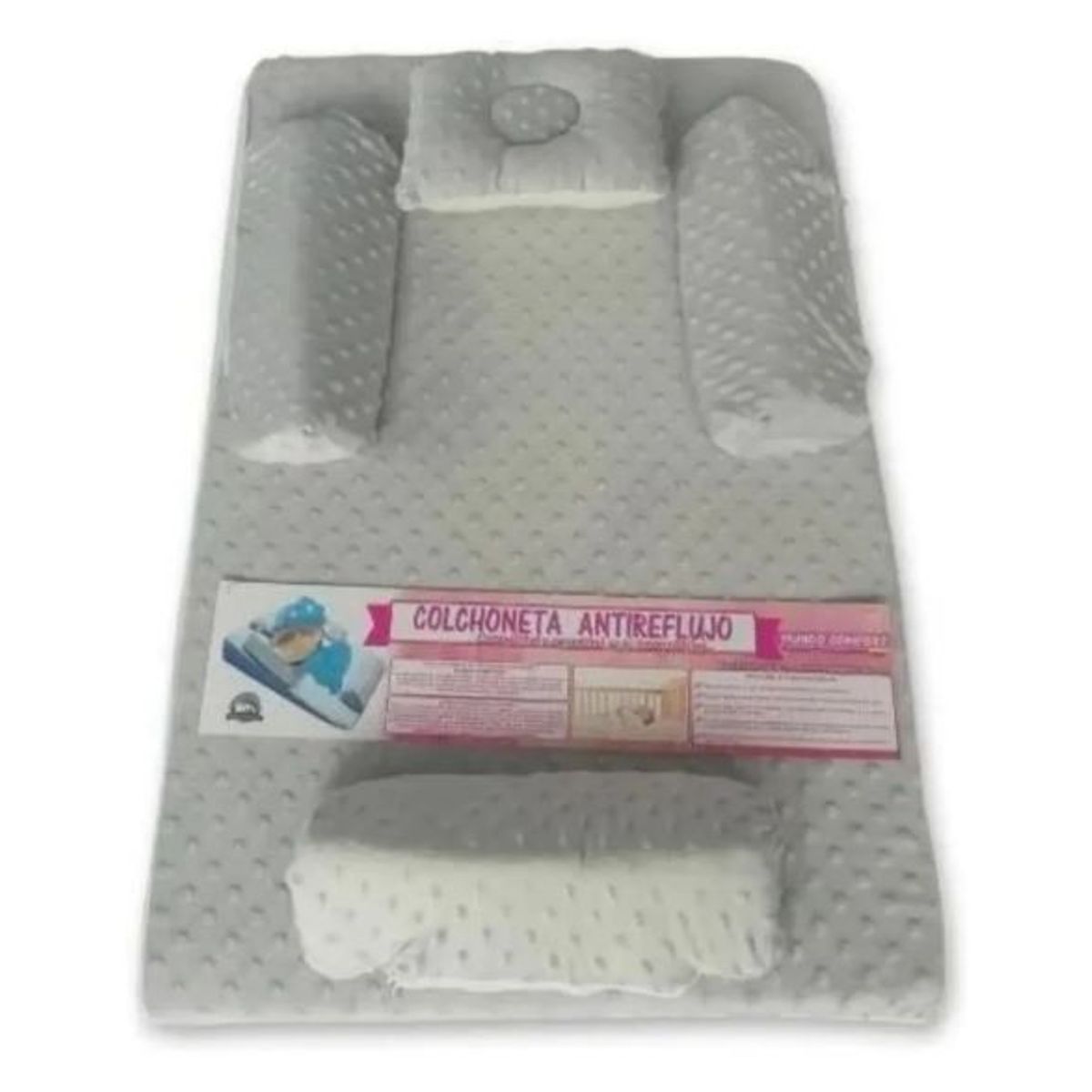 GENERICO - Colchoneta Antirreflujo De Bebe Antialérgica 50x75x14