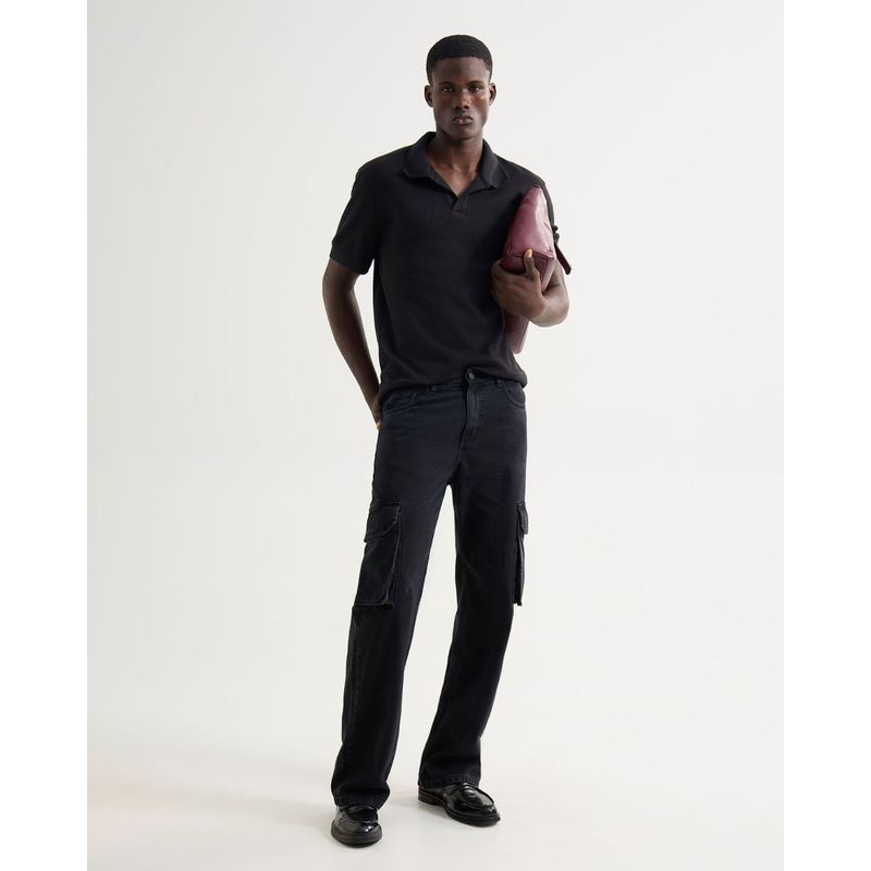 SEVEN SEVEN - Jean Para Hombre Straight Color Negro Marca Seven Seven #45160588