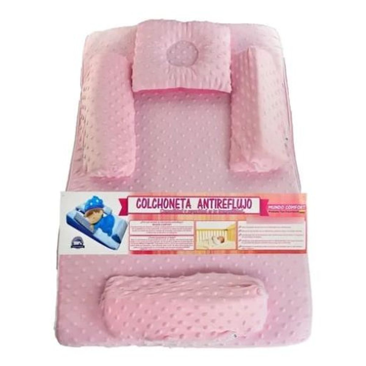 GENERICO - Colchoneta Antirreflujo De Bebe Antialérgica 50x75x14