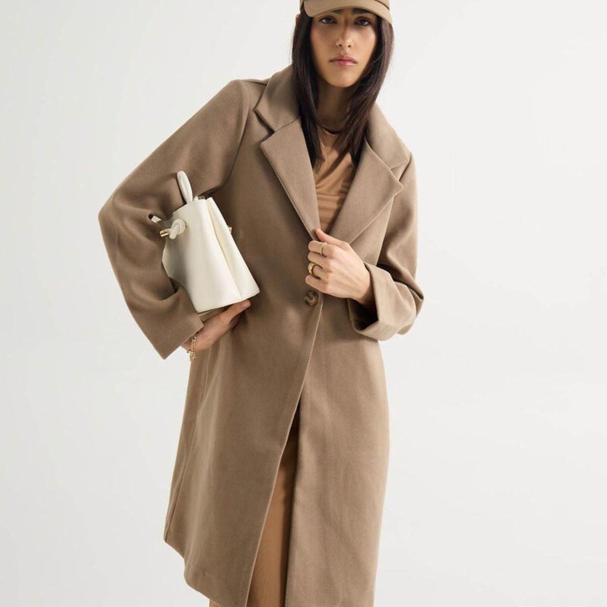 SEVEN SEVEN - Chaqueta Para Mujer Abrigo Color Taupe Marca Seven Seven #28080975