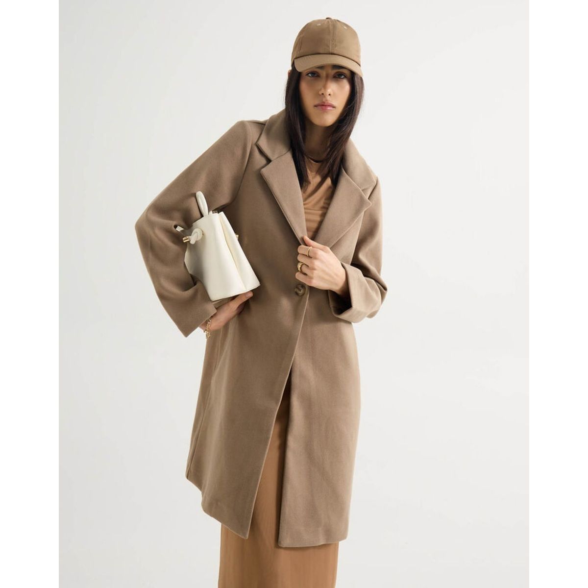 SEVEN SEVEN - Chaqueta Para Mujer Abrigo Color Taupe Marca Seven Seven #28080975