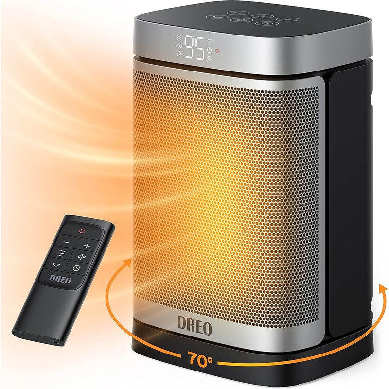 GENERICO - Dreo Calentador Portatil Eléctrico 70o De Cerámica 1500w