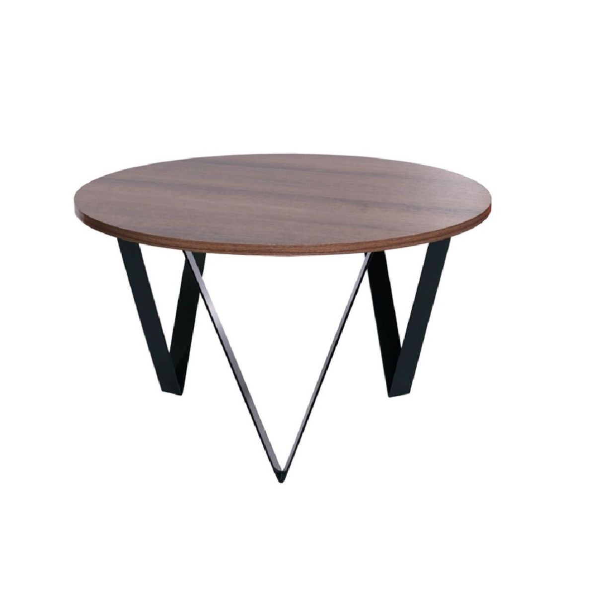 DKO DESIGN - Mesa De Centro Redonda Victory 35x60cm Amaretto