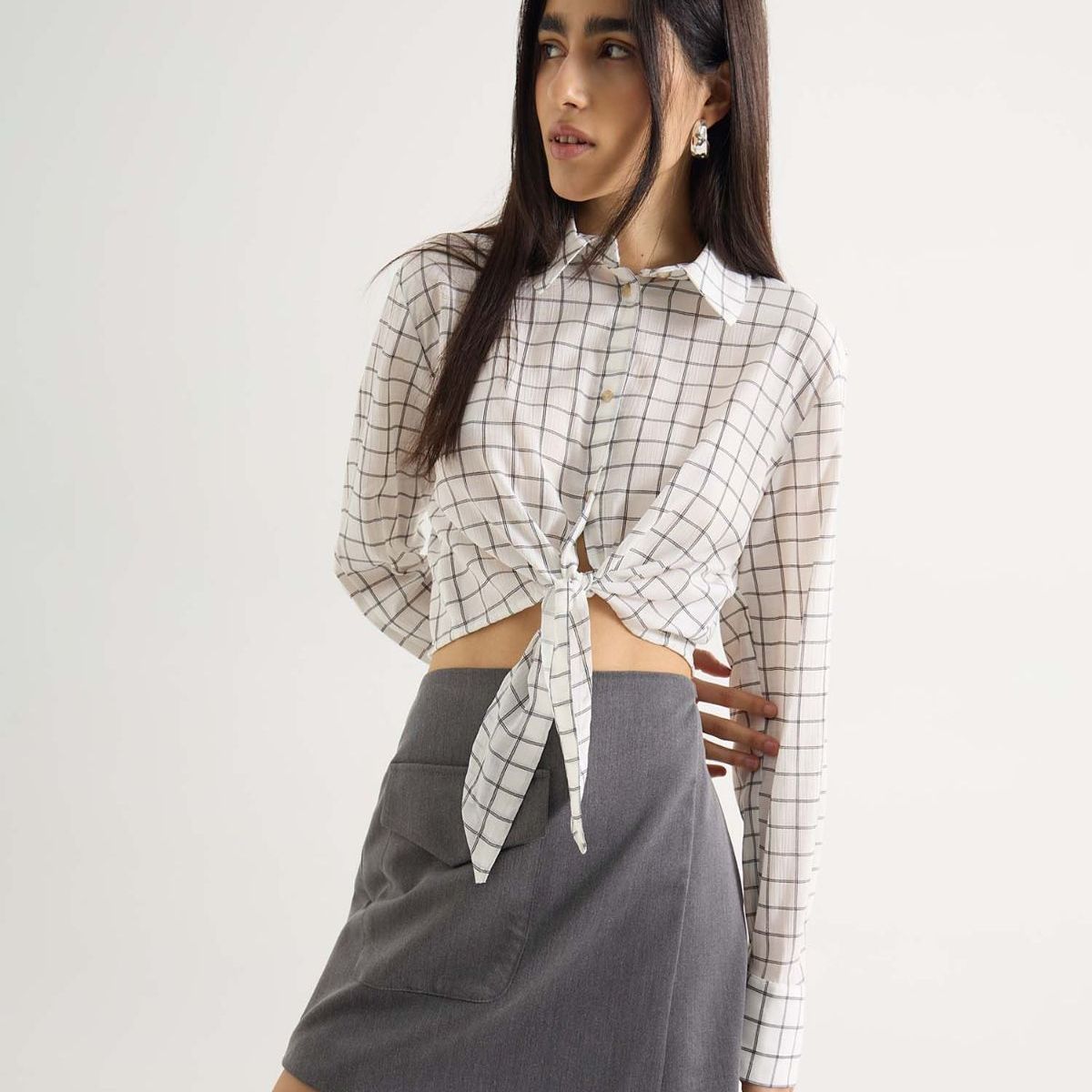 SEVEN SEVEN - Blusa Para Mujer Manga Larga Color Crudo Marca Seven Seven #28124024