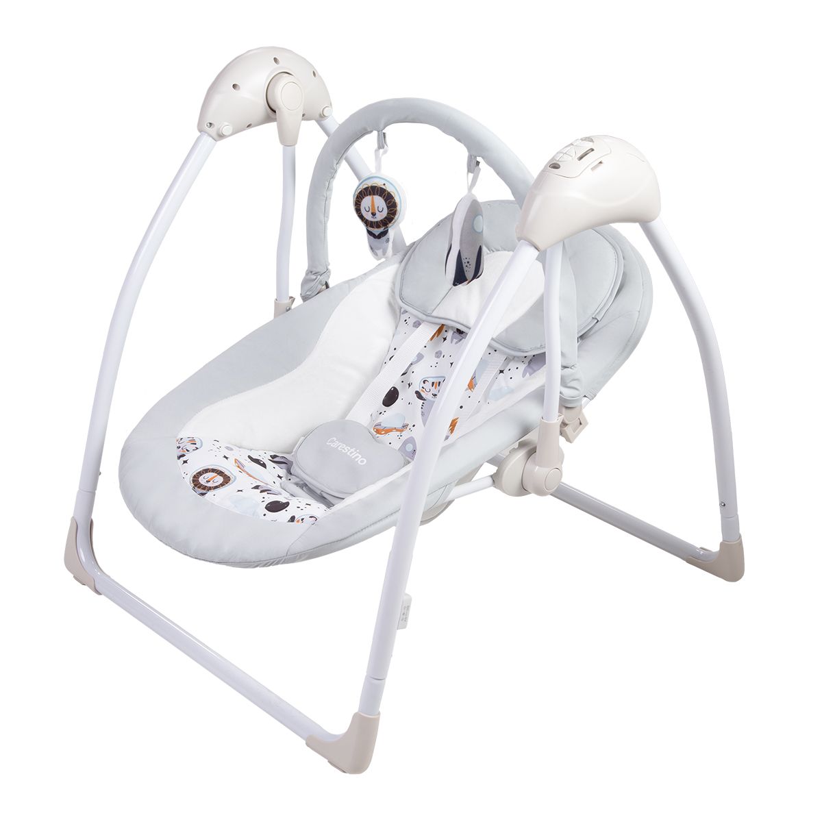 CARESTINO - Mecedora Electrónica Gris Espacial