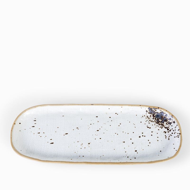 AMBIENTE GOURMET - Bandeja gayra blanco 38x15cm Ambiente Gourmet