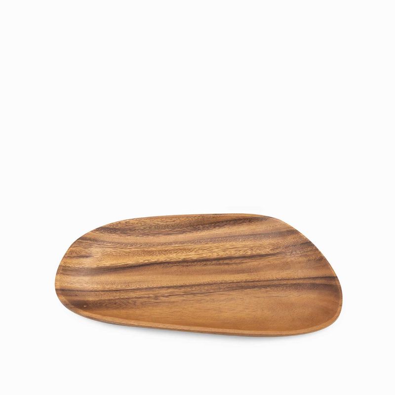 AMBIENTE GOURMET - Bandeja irregular en acacia 30cm Ambiente Gourmet