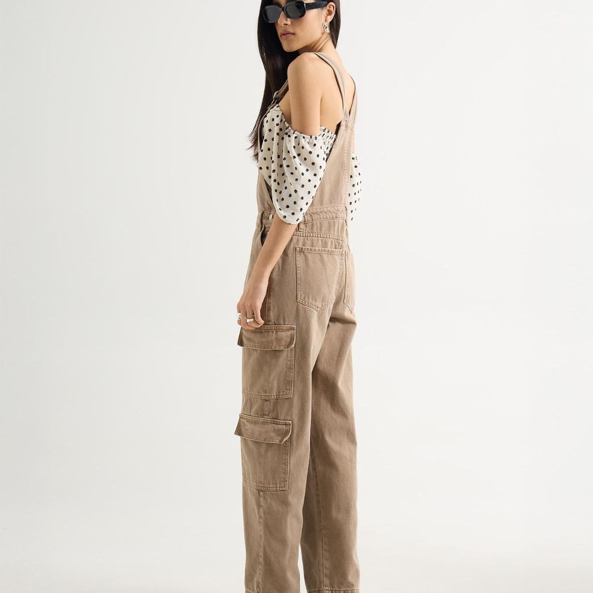 SEVEN SEVEN - Enterizo Para Mujer Manga Sisa Color Beige Marca Seven Seven #28320427