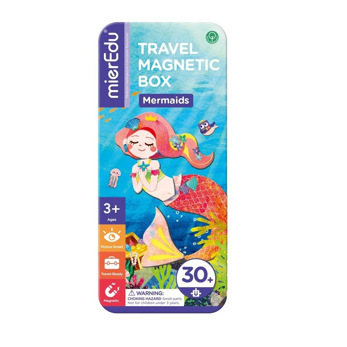 JUGANDO Y EDUCANDO - Juego Didáctico Puzzle Sirenas Magnéticos Para Niños