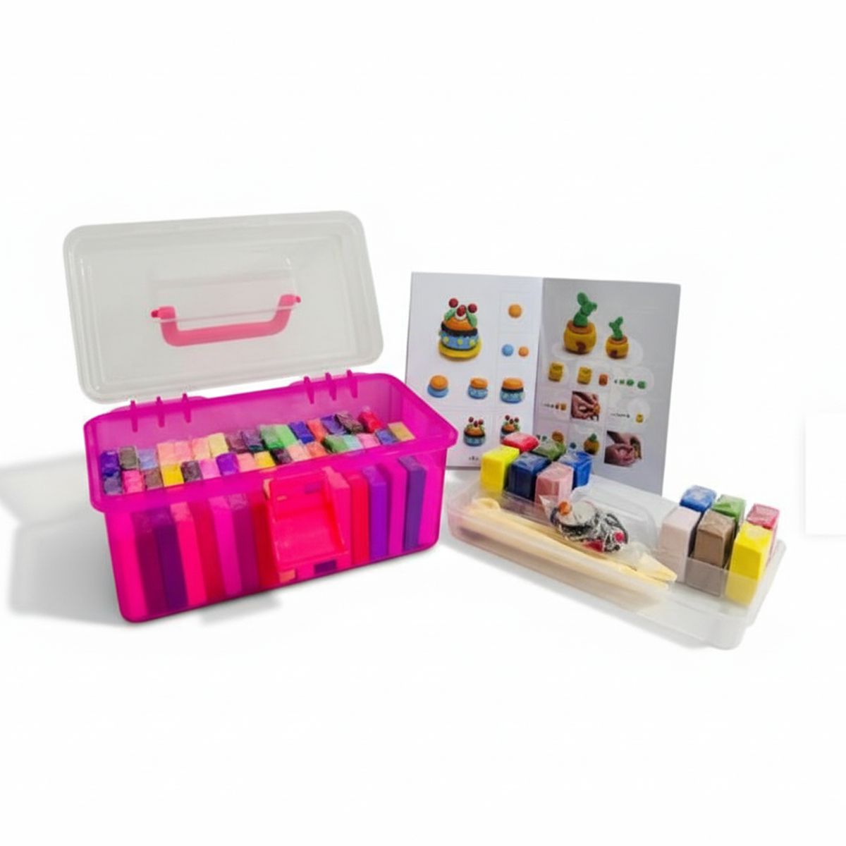 GENERICO - CAJA DE MANUALIDADES FOAMY X 62 PIEZAS/NIÑOS @+3 AÑOS