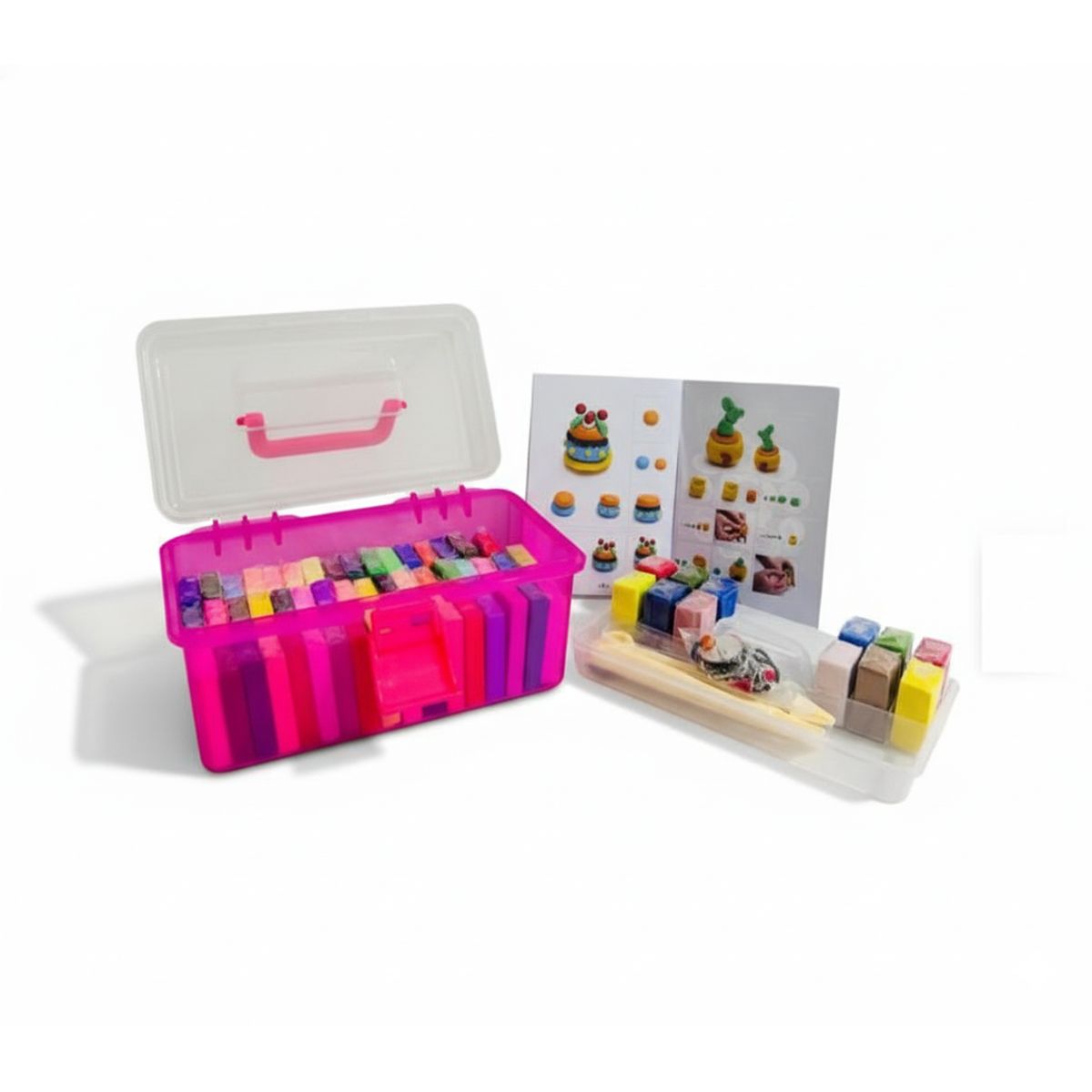 GENERICO - CAJA DE MANUALIDADES FOAMY X 62 PIEZAS/NIÑOS @+3 AÑOS