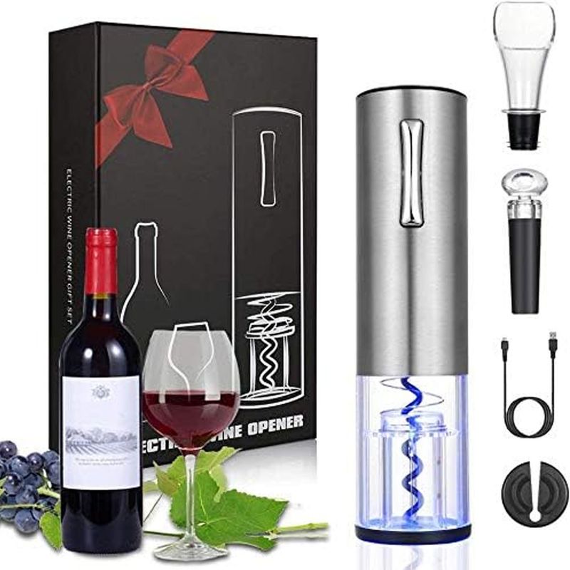 ONE PIXEL - Descorchador Electrico Abridor De Botellas Vino Recargable