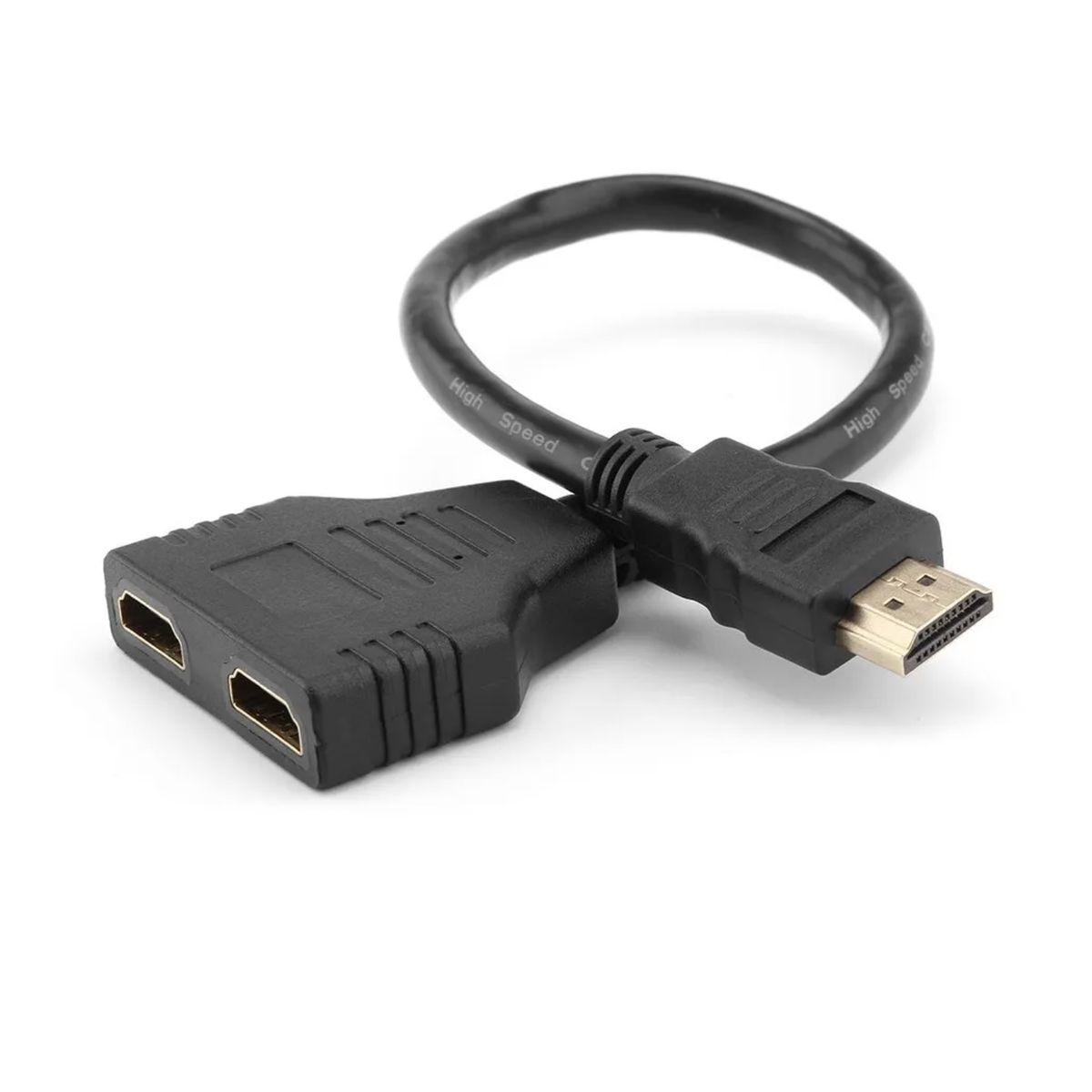 GENERICO - Adaptador Cable Splitter Hdmi 1 Entrada A 2 Salidas