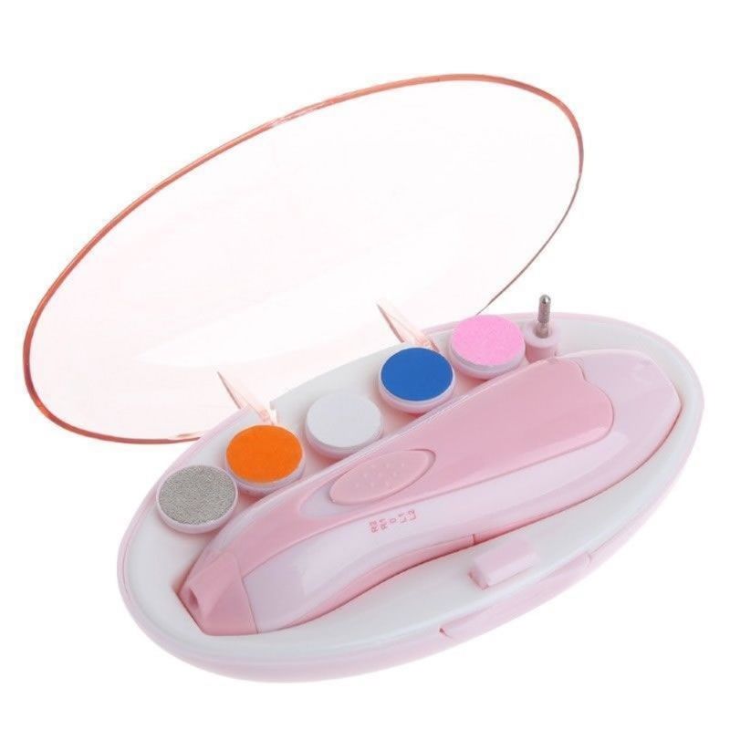 GENERICO - Lima Uñas Bebe Corta Uñas Electrica Limador Electronico Baby