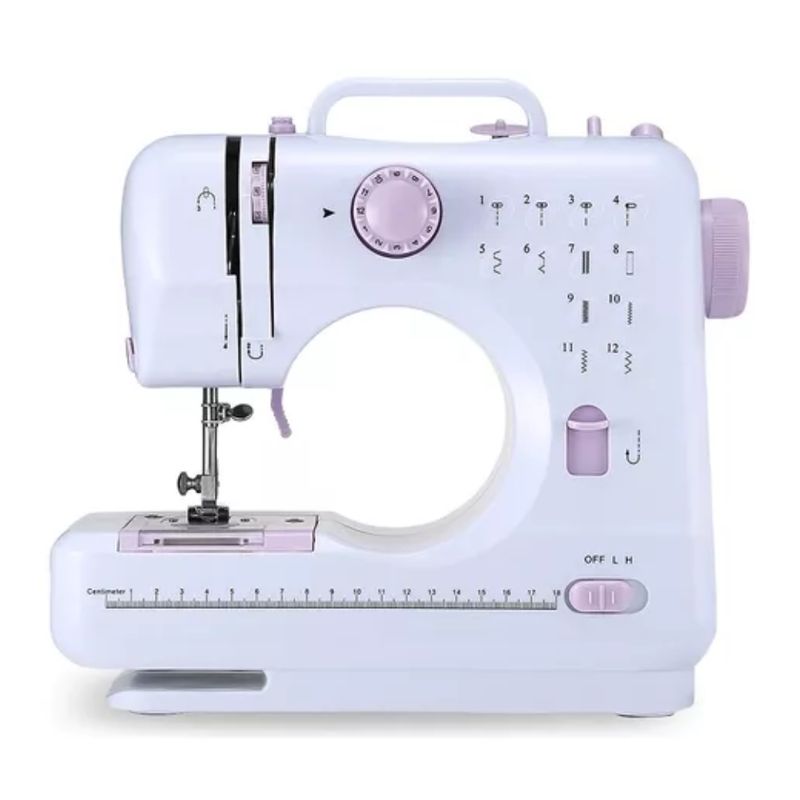 GENERICO - Maquina De Coser Portatil 12 Costuras 2 Cambios