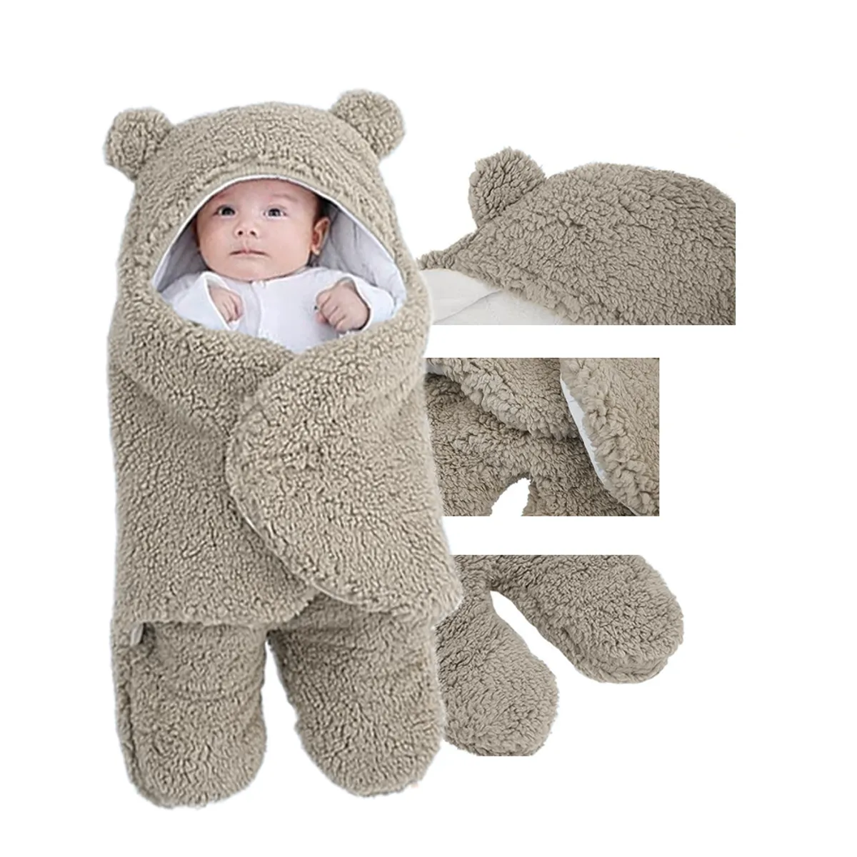 BOOGY - Sleeping ovejero termico pijama saco dormir para bebe Beige