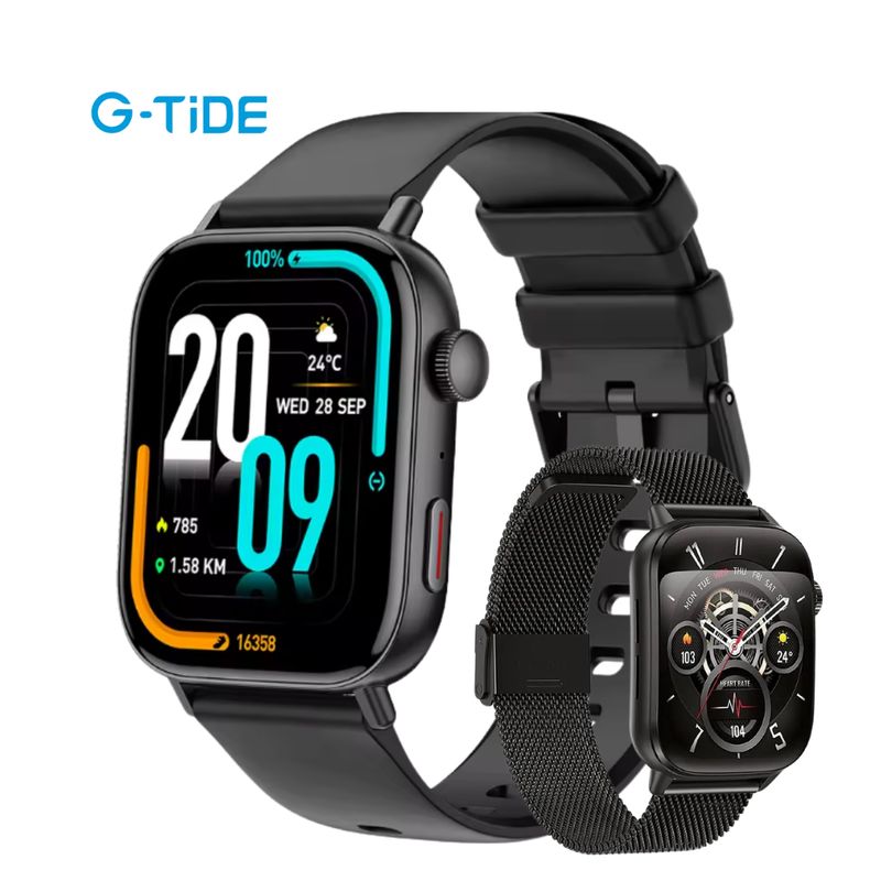 GENERICO - Reloj Inteligente G-TIDE S6 Pro Deportivo  Negro