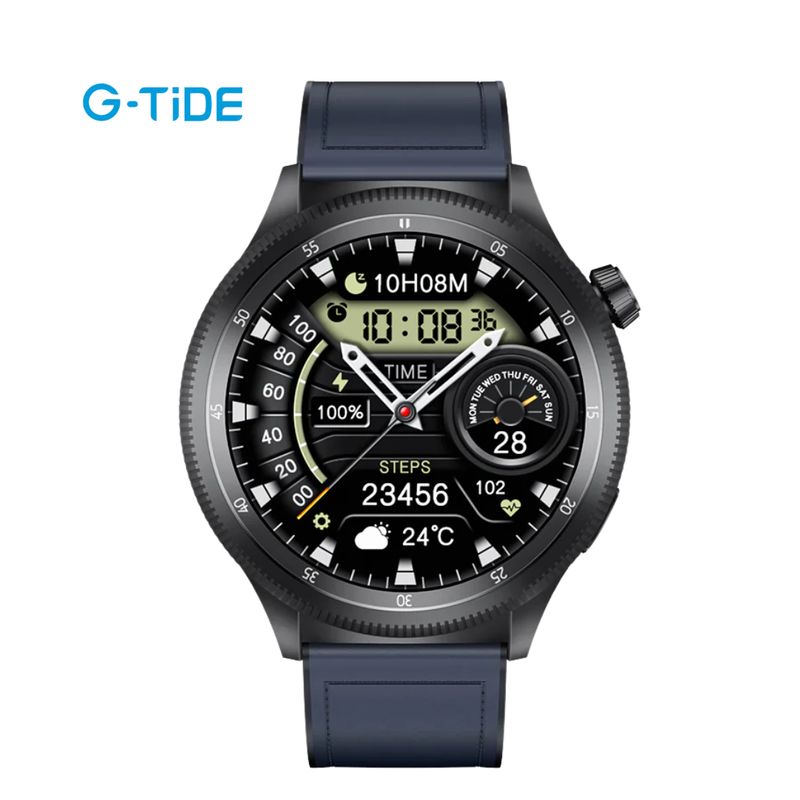 MOBULA - Reloj Inteligente G-TIDE R8 Pro Deportivo Negro