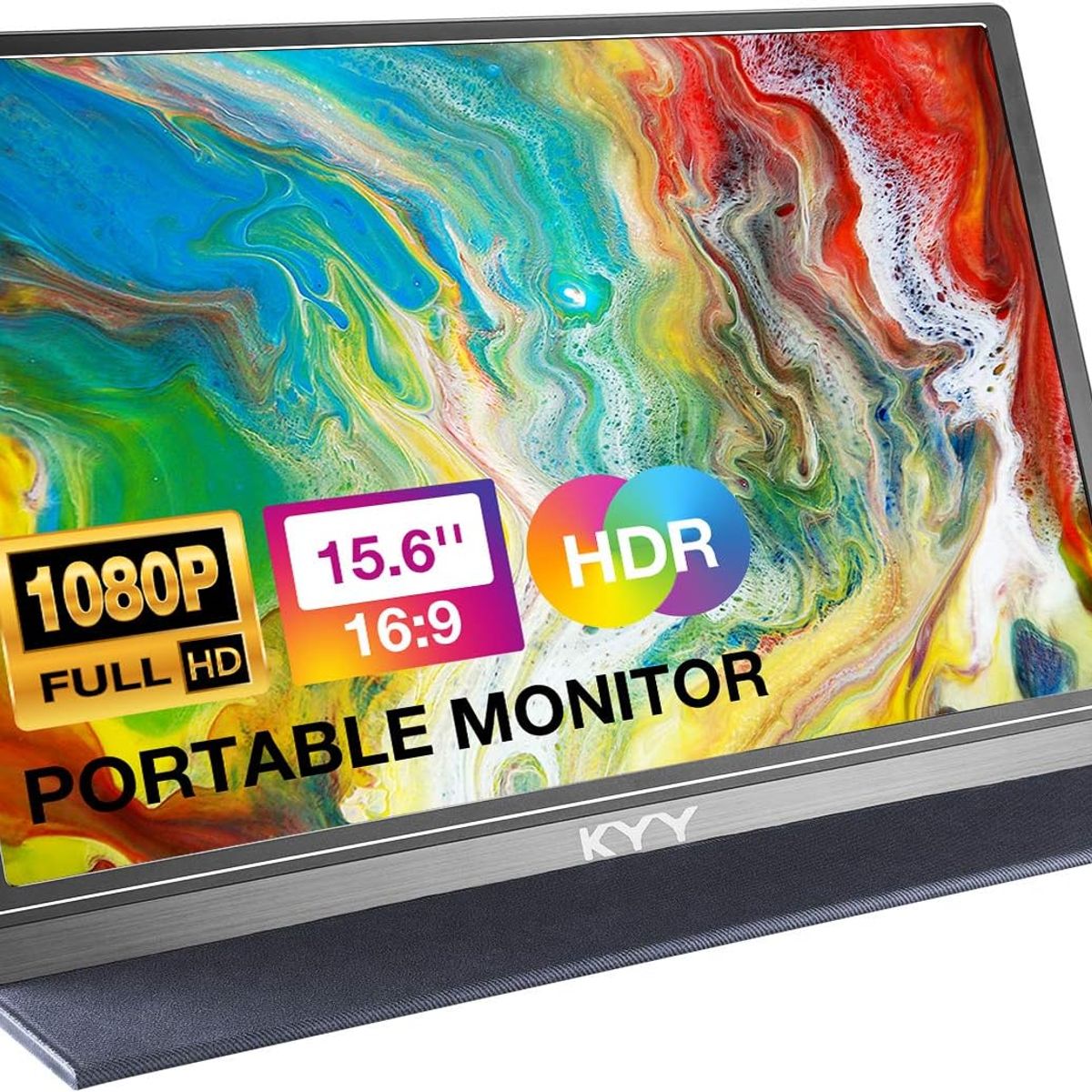 GENERICO - Monitor Portátil - Kyy 15.6 Pulgadas 1080p Fhd Usb-c Monitor