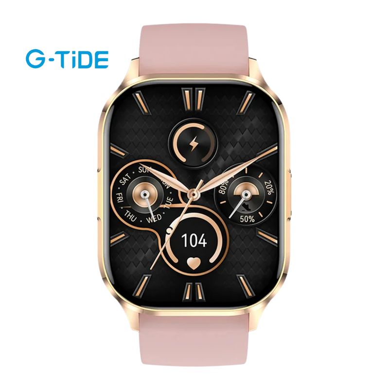 MOBULA - Reloj Inteligente G-TIDE S3 Pro Pantalla AMOLED  Rosa