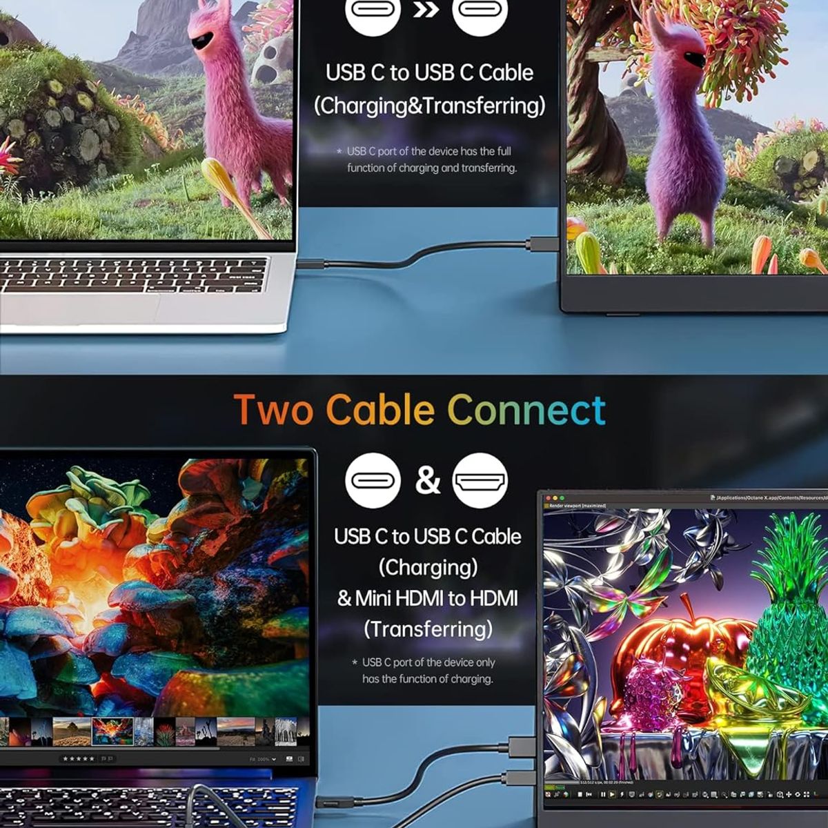 GENERICO - Monitor Portatil Vilva de156 pulgadas 1080p Fhd Ips