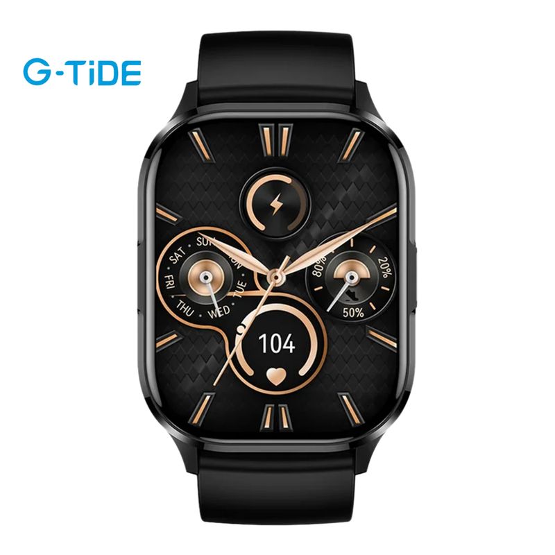 MOBULA - Reloj Inteligente G-TIDE S3 Pro Pantalla AMOLED Negro