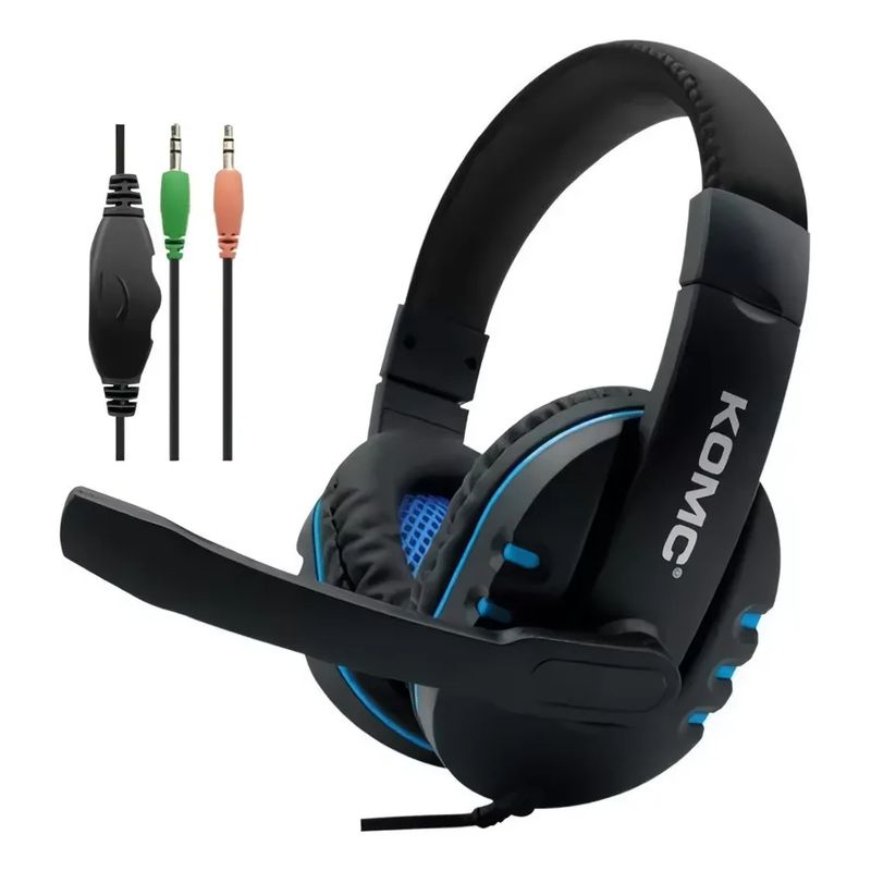 GENERICO - Diadema Gamer Alambricos Multimedia Audifonos Microfono