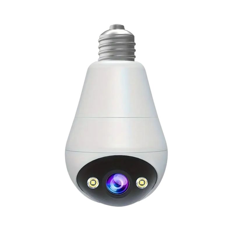 GENERICO - Cámara Bombillo de Seguridad Inteligente Rotación 360°