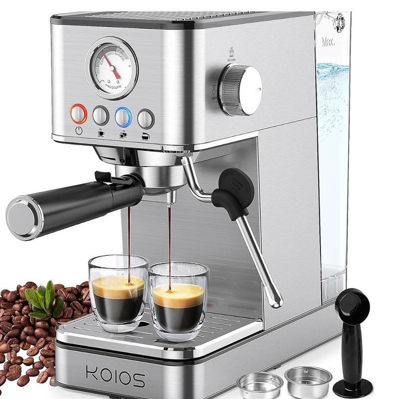 GEF - Cafetera Expreso Maquina De Café Y Capuchino 20bar