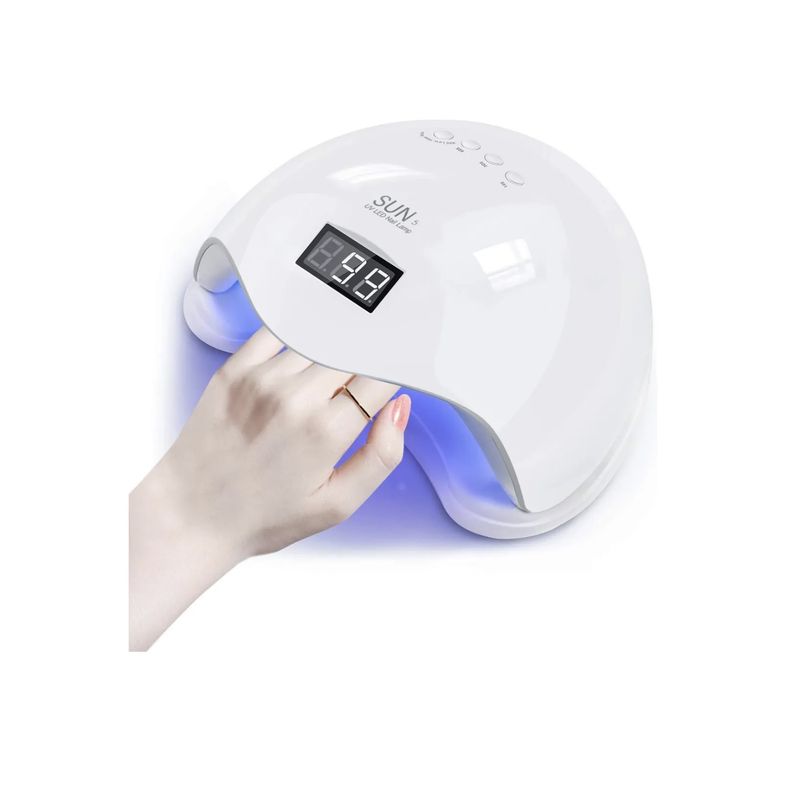 SUN - Lampara Led-uv De Uñas Gel Profesional Secado Rápido 48watts.---