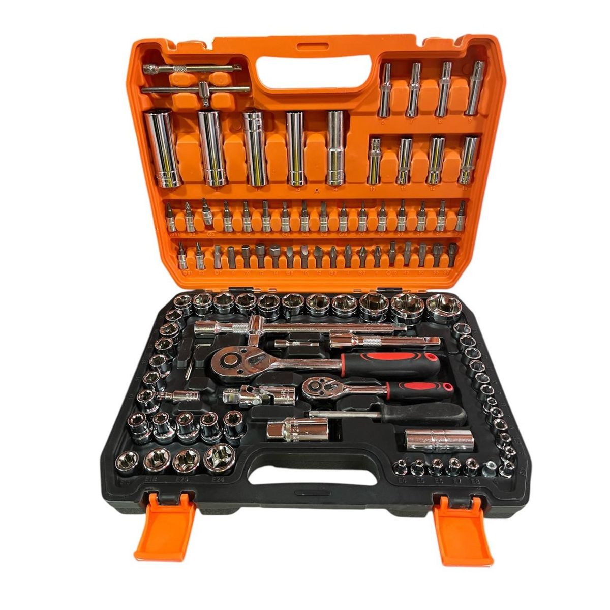 CHICAGO - Juego De Copas Con Ratchet Kit 108 Pcs Carro Moto