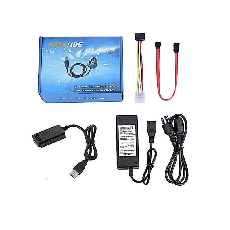 GENERICO - Cable Convertidor Sata A Usb  Ide A Usb Disco Duro 25 / 35