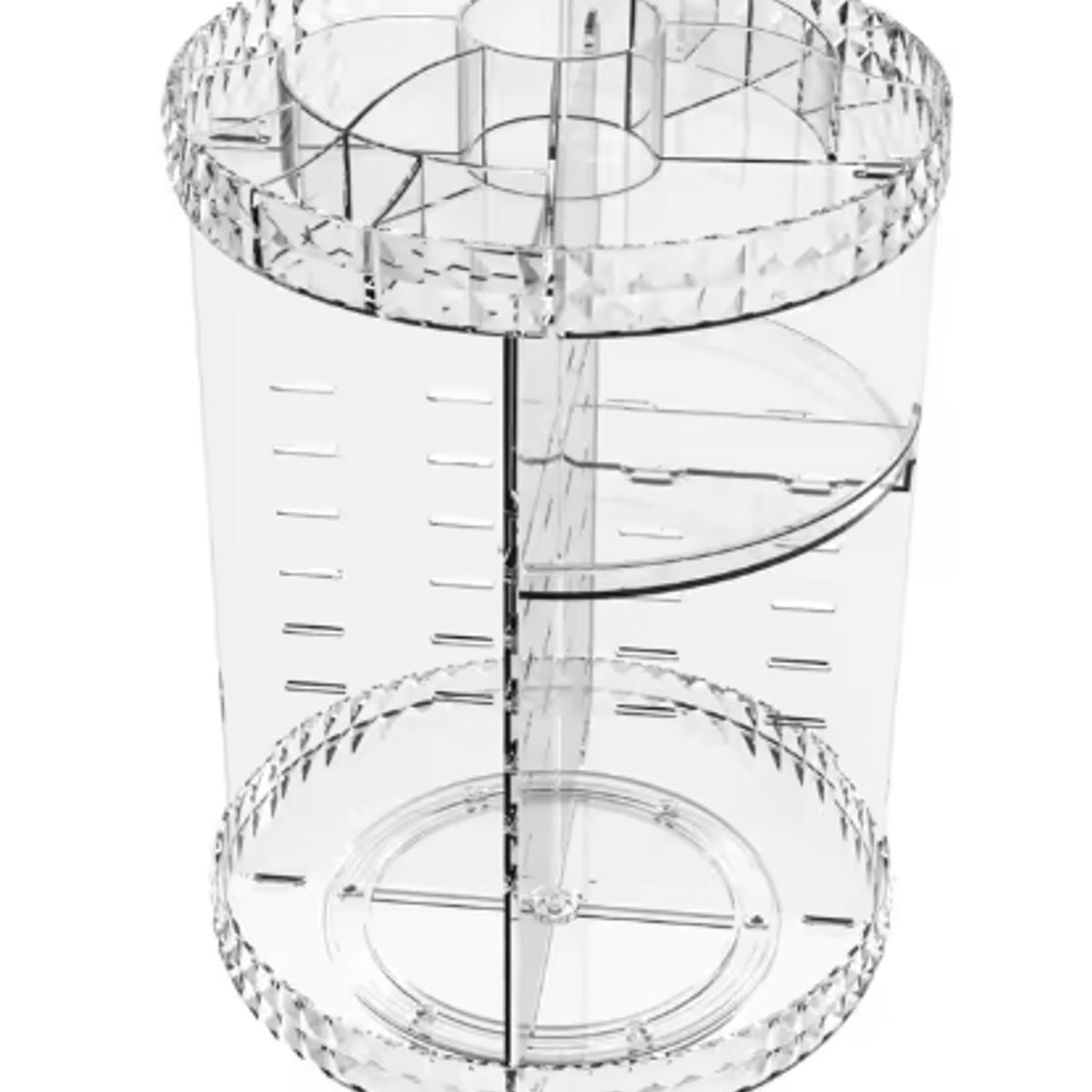 GENERICO - Organizador De Maquillaje Giratorio Tres Pisos