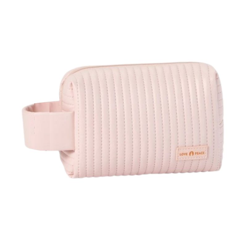 GENERICO - ORGANIZADOR CARTUCHERA COSMETIQUERA MAQUILLAJE NECESER-ROSA