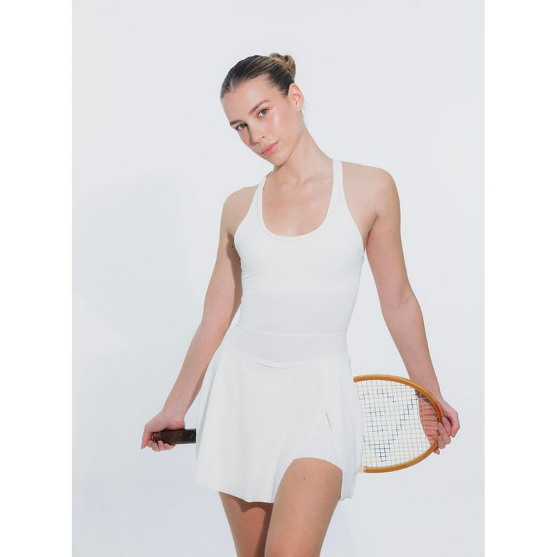 NO RULES - VESTIDO DEPORTIVO SMASH MARFIL
