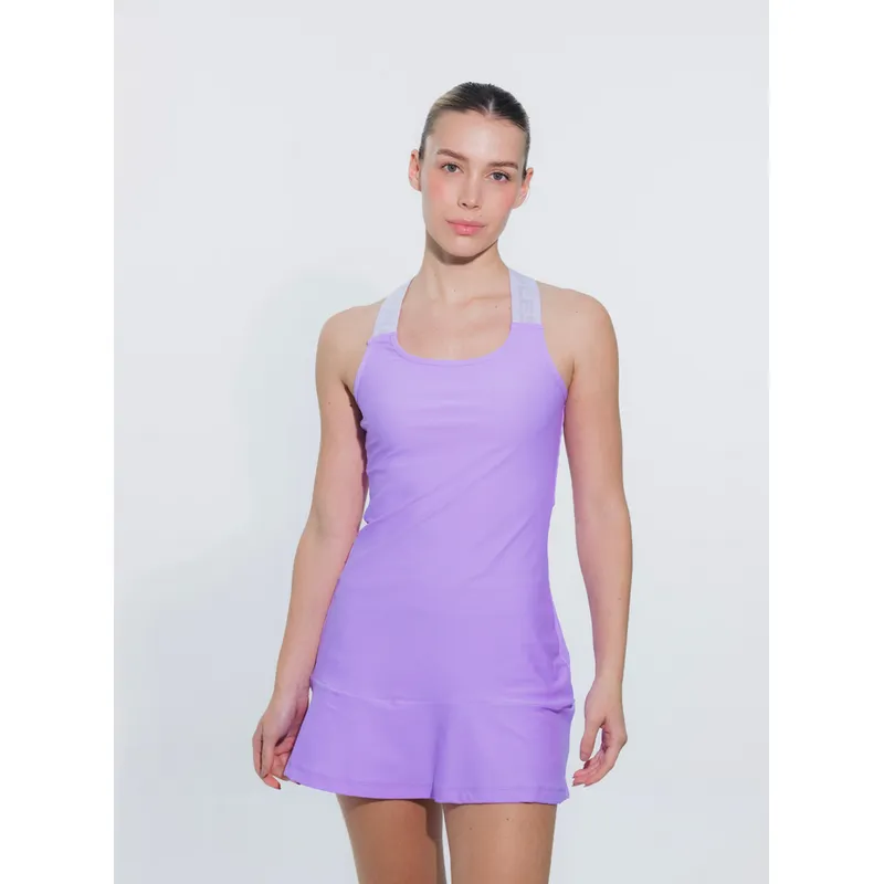 NO RULES - VESTIDO DEPORTIVO TOPSPIN MORADO