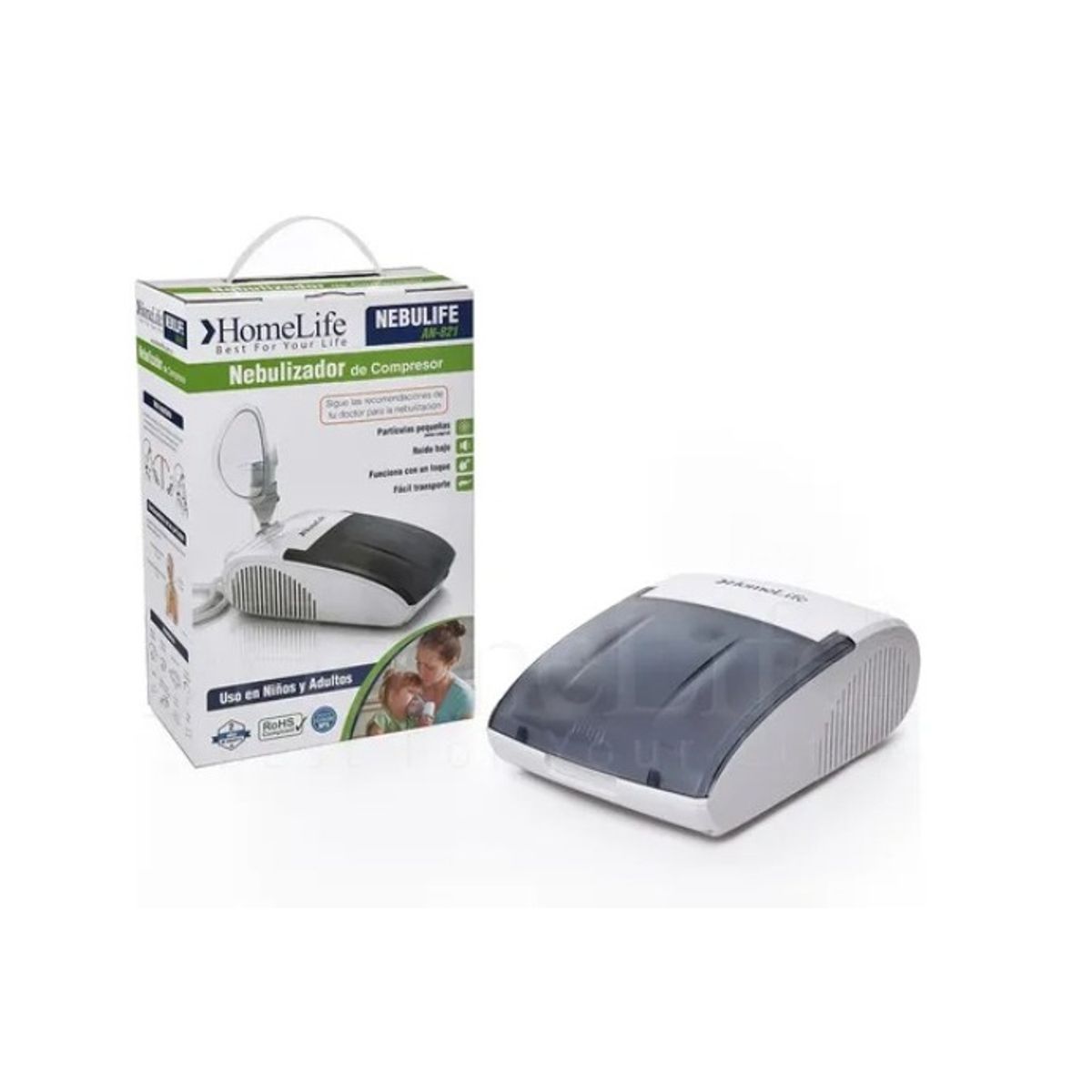 HOME LIFE - Nebulizador De Compresor Homelife An 821