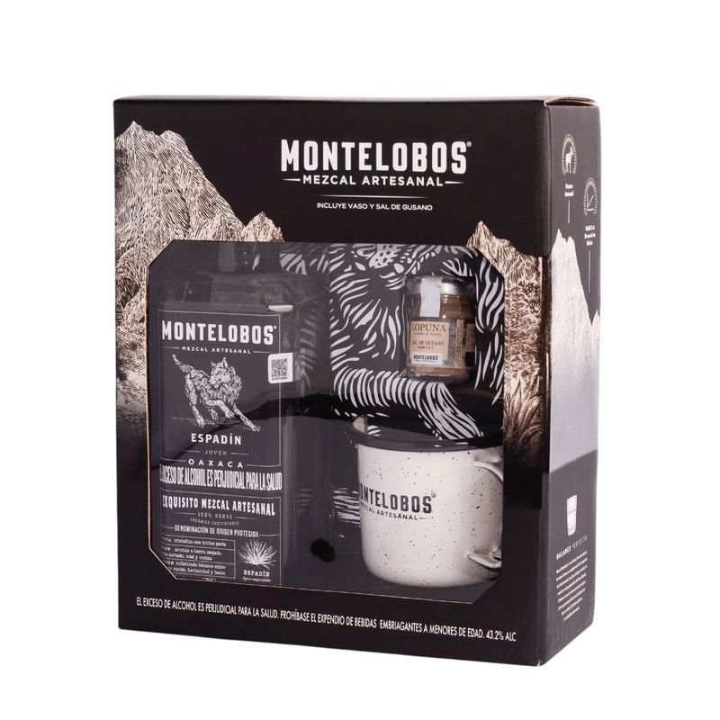 GENERICO - MEZCAL MONTELOBOS MAS VASO Y SAL DE GUSANO