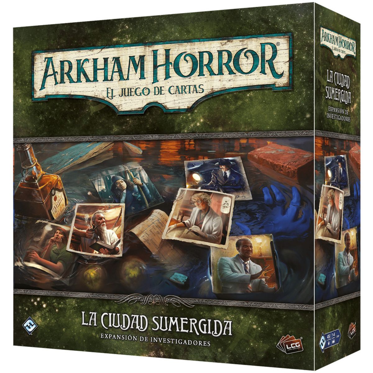 FANTASY FLIGHT GAMES - Arkham Horror Lcg Ciudad Sumergida Expansion Investigadores