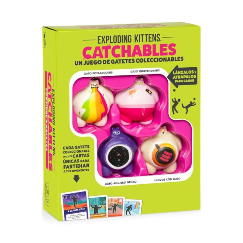 ASMODEE - Exploding Kittens Catchables Core Pack Juego De Mesa Español