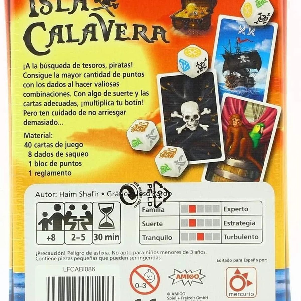 MERCURY - Isla Calavera Juego De Mesa Español
