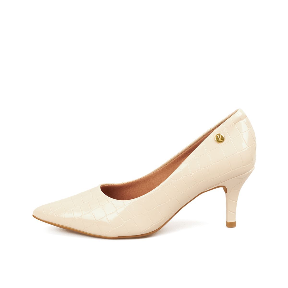 VIZZANO - STILETTO MEDIO VERNIZ CROCO MARFIL VIZZANO