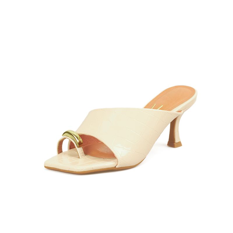 VIZZANO - SANDALIA CROCO MARFIL DORADO VIZZANO